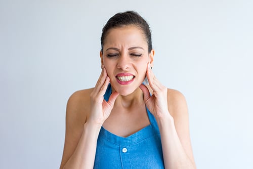 When you suffer with TMJ, like this lady, it is unlikely to just go away but it can also be a sign of something more serious, like a heart attack. If you are experiencing Jaw Pain call Garners Dental and we will fit you in today if possible.