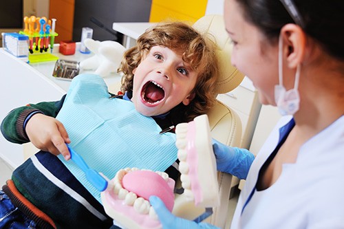 When we were young, going to the dentist was mostly about getting a filling or some otherr painful treatment so we learned to hate going to the dentist. These days its more about teaching kids good oral hygiene so they don't need to get fillings. We try to make their visit as much fun as we can so they learn that visiting the dentist is good for them and their future oral health